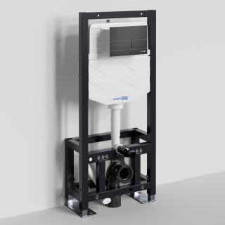 Система инсталляции для унитазов WasserKRAFT Dill 61TLT.010.ME.MB04 с кнопкой смыва