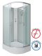 Душевая кабина Niagara NG-33974-14LBK 90x70см серебро/матовое