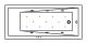 Гидромассажная ванна Whitecross Wave Slim 0111.160080.100.RELAX.BR 160x80см Relax бронза