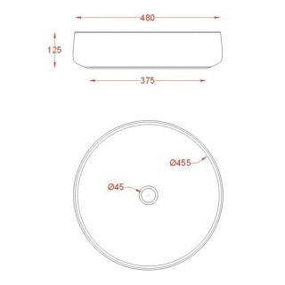 Раковина ArtCeram Cognac COL004 01 34 белая 35 см Раковина ArtCeram Cognac COL004 01 34 белая 35 см
