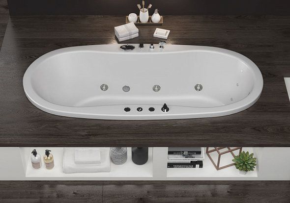 Акриловая ванна Aquanet Amelia 180x80