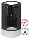 Душевая кабина Niagara NG-6508-14BK 90x90см чёрный/тонированное