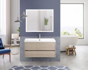 Подвесная тумба под раковину Art&Max Family 100см сканди Family-1000-2C-SO-PB