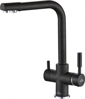 Смеситель для кухни ZORG Steel Hammer SH 552 BLACK CR Смеситель для кухни ZORG Steel Hammer SH 552 BLACK CR