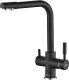 Смеситель для кухни ZORG Steel Hammer SH 552 BLACK CR