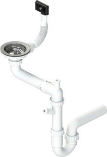 Одинарный сифон Alveus 1130551 с переливом 1XSP 114-PP MTP Одинарный сифон Alveus 1130551 с переливом 1XSP 114-PP MTP