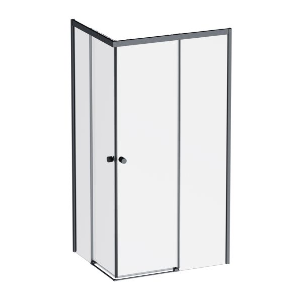 Душевой уголок Am.Pm X-joy W94G-403-100280-BТ1К 100x80 см без поддона чёрный матовый