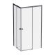 Душевой уголок Am.Pm X-joy W94G-403-100280-BТ1К 100x80 см без поддона чёрный матовый