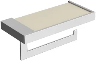 Держатель туалетной бумаги Boheme Qubic 10721-CR хром