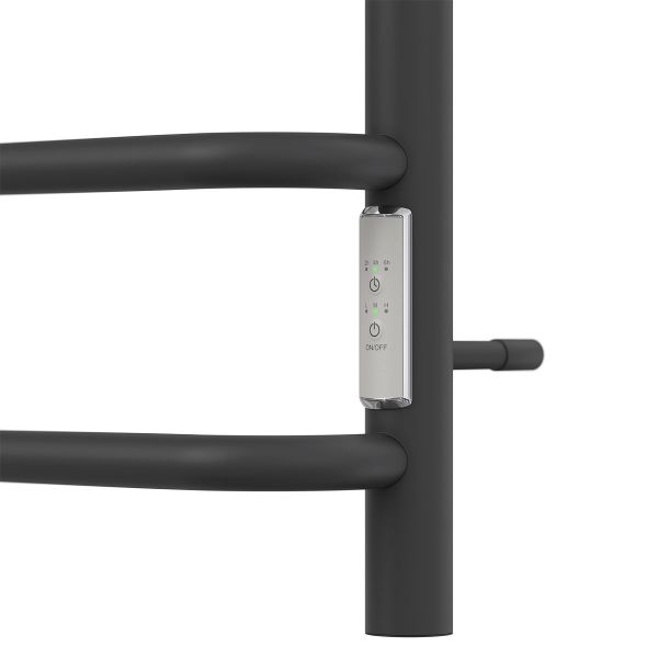 Полотенцесушитель электрический Point Сатурн PN90858B 50x80 см  черный