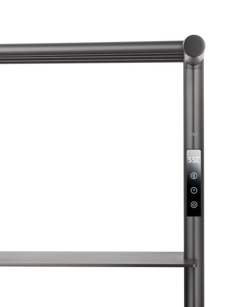 Полотенцесушитель электрический Wonzon & Woghand D?sseldorf WW-A208-GM 47x86 см тёмный графит