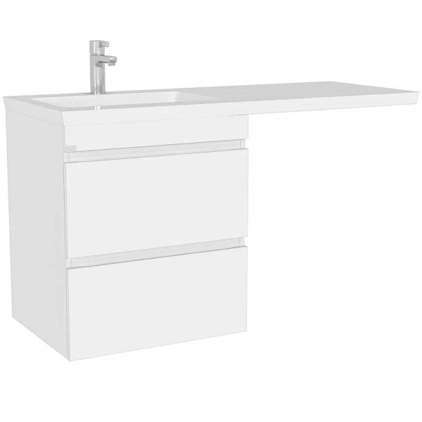 Тумба под раковину над стиральной машиной Vigo Urban 043 60 см белый