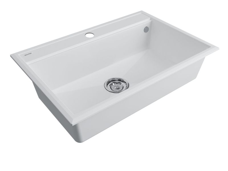 Мойка кухонная Paulmark Stepia PM117551-WH белый