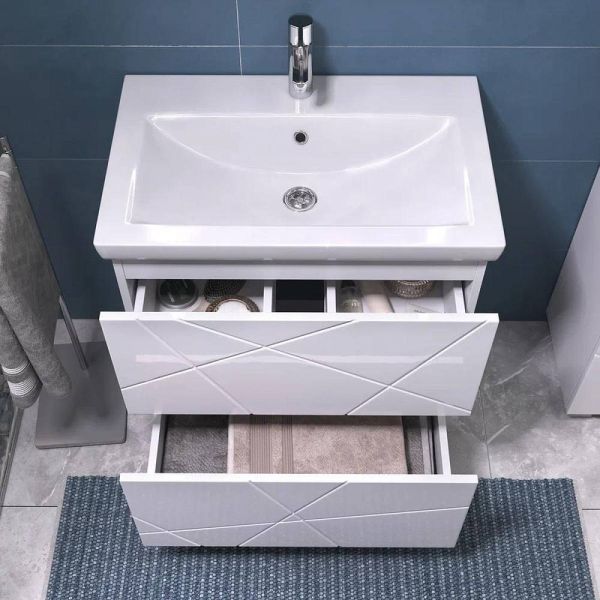 Тумба под раковину напольная Vigo Geometry 016 70 см белый