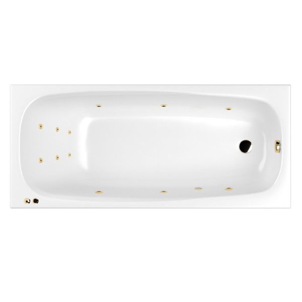 Гидромассажная ванна WHITECROSS Layla Slim 0122.180080.100.LINE.GL 180x80 см Line золото Гидромассажная ванна WHITECROSS Layla Slim 0122.180080.100.LINE.GL 180x80 см Line золото