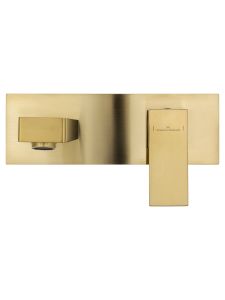Встраиваемый смеситель для раковины Wonzon & Woghand Cube WW-88869016-BG брашированное золото