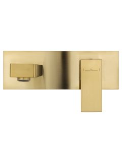 Встраиваемый смеситель для раковины Wonzon & Woghand Cube WW-88869016-BG брашированное золото