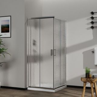 Душевой уголок Azario Paris AZ-R06-12080-CH-CHC 120x80 см профиль хром стекло шиншилла