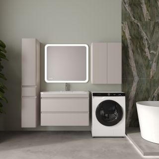 Тумба под раковину Style Line Атлантика Люкс Плюс СС-00002600 90 см карамель