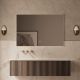 База под раковину Vincea Luxe 1400 подвесная, 2 выкатных ящика soft close, шпон натуральный орех База под раковину Vincea Luxe 1400 подвесная, 2 выкатных ящика soft close, шпон натуральный орех