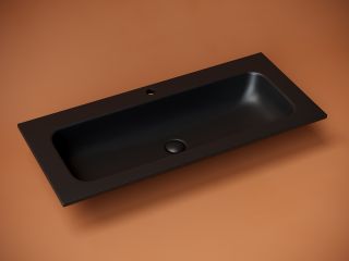 Раковина Ceramicanova Грация (Grace) CN7013MB 101 см чёрный матовый
