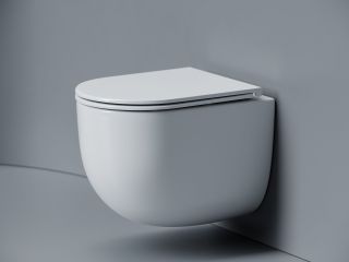 Унитаз подвесной Ceramicanova Вога (Voga) CN4012T торнадо 3.0 белый