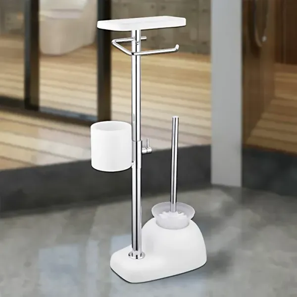 Многофункциональная стойка Gappo G902 белый/хром Многофункциональная стойка Gappo G902 белый/хром