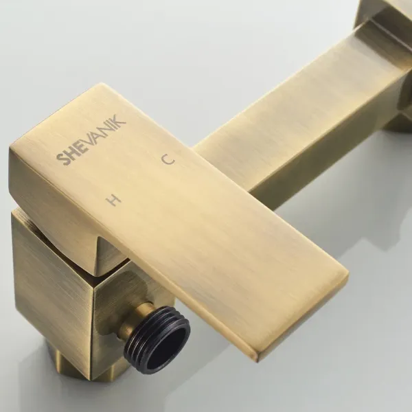 Гигиенический душ со смесителем Shevanik S137Q бронза