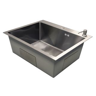 Кухонная мойка Azario Nicole AZS6050H 60 см серебро соты