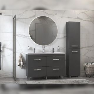Пенал (40см) Velvex Orlando pn.ORL.40, графит Пенал (40см) Velvex Orlando pn.ORL.40, графит