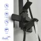 Душевая стойка Ceruttispa Rufino MB CT12110 чёрный матовый