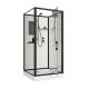 Душевая кабина Niagara Standart ST90/15Q/BL/BK 90x90 см профиль чёрный стекло прозрачное