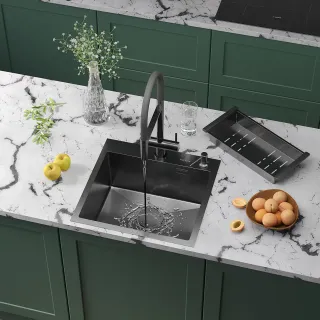 Кухонная мойка Roxenbath Simple 50 560220-50B графит