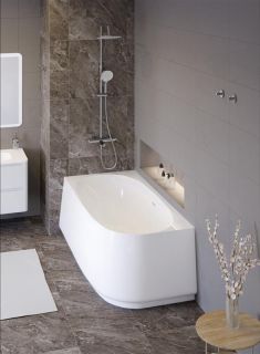 Ванна акриловая Cezares Люкс (Lux) CZR-LUX-CORNER-165-80-58-L 165x80 см