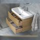 Тумба под раковину подвесная Velvex Clay tp.CLA.9595.80.2Y дуб верона, 80 см