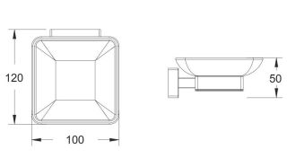 Мыльница Shevanik SG5603C белый Мыльница Shevanik SG5603C белый