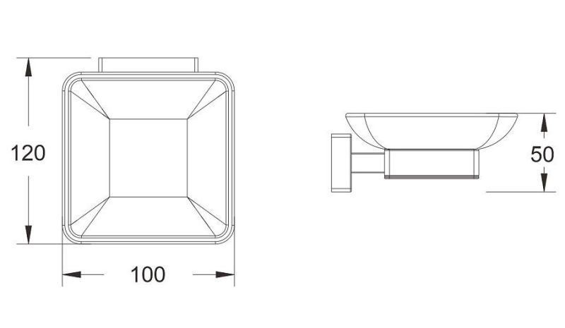Мыльница Shevanik SG5603C белый