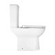 Унитаз-компакт Azario Kano 93590 безободковый белый