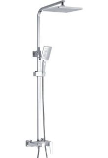Душевая стойка Rose R1636F белый/хром Душевая стойка Rose R1636F белый/хром