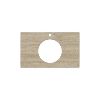 Столешница для полувстраиваемых раковин Kerama Marazzi Про Травертин KM6012G0751RP80Ic2 80 см бежевый матовый