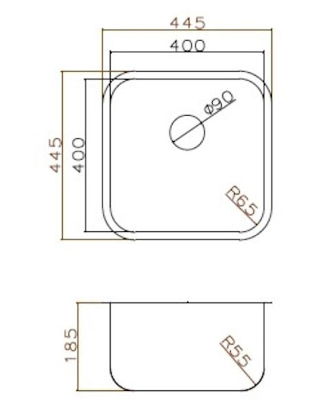 Кухонная мойка Grandex Aqua Select 44 200333 сатин