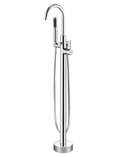 Напольный смеситель для ванны Wonzon & Woghand Stick WW-88649017-CR хром