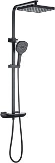 Душевая система Allen Brau Infinity 5.21030-31 черный матовый