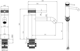 Смеситель для раковины Allen Brau Priority 5.31A01-00 Смеситель для раковины Allen Brau Priority 5.31A01-00