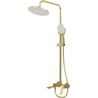 Душевая система Grossman Galaxy 500.K35.01.320 Золото брашированное Душевая система Grossman Galaxy 500.K35.01.320 Золото брашированное