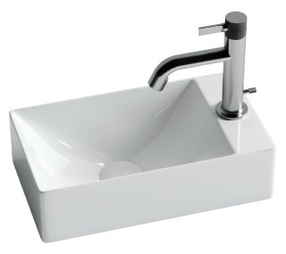 Раковина Ceramica Nova Element CN5007 отверстие под смеситель справа 38см белый Раковина Ceramica Nova Element CN5007 отверстие под смеситель справа 38см белый