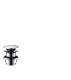 Донный клапан Hansgrohe Push-open 50100000