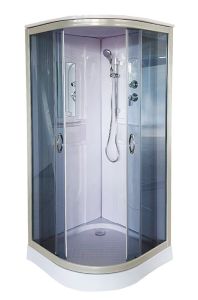 Душевая кабина Niagara NG-116-15T 90x90см матовый хром/тонированное