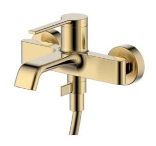 Смеситель для ванны AQUAme Asti AQM6412BG золото брашированное