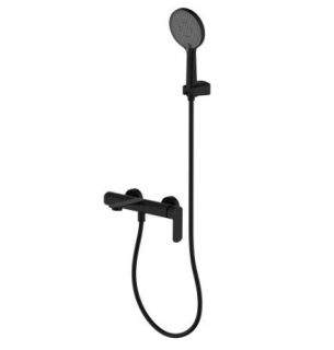 Смеситель для ванны AQUAme Monza AQM6312MB чёрный матовый